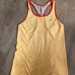 Nike Orange tank top workout